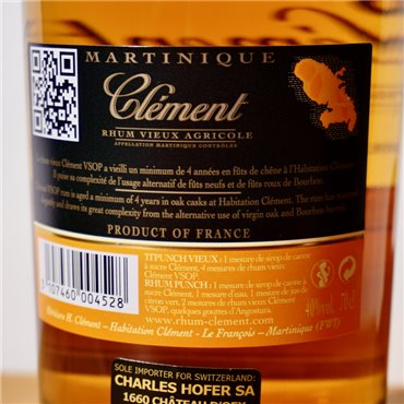Rum - Clement VSOP / 70cl / 40%