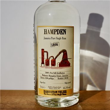 Rum - Habitation Velier Hampden LROK White / 70cl / 62.5%