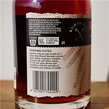 Rum - Ratu 5 Years Spiced Rum / 70cl / 40%