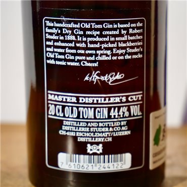Gin - Studer Old Tom Gin Mini / 20cl / 44.4%