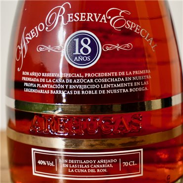 Rum - Arehucas Anejo Reserva Especial 18 Years / 70cl / 40%