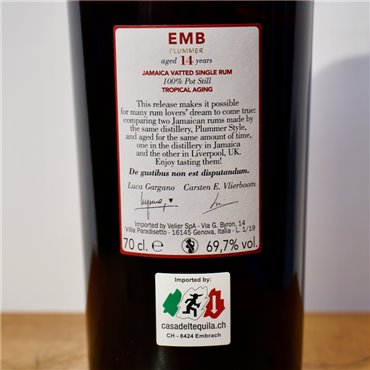 Rum - Velier Monymusk EMB Plummer Tropical 14 Years / 70cl / 69.7%