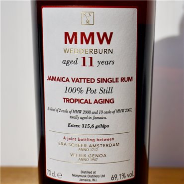 Rum - Velier Monymusk MMW Wedderburn Tropical Blend 11 Years / 70cl / 69.1%