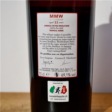 Rum - Velier Monymusk MMW Wedderburn Tropical Blend 11 Years / 70cl / 69.1%