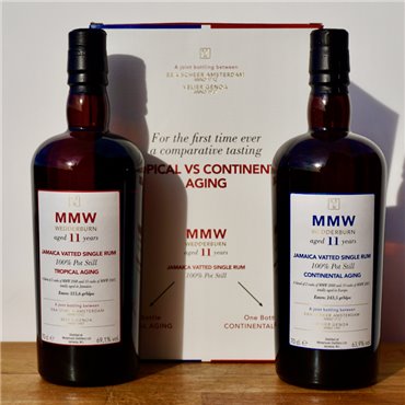 Rum - Velier Monymusk Set MMW Wedderburn Tropical & Continental / 2x70cl / 69.1%/63.9%