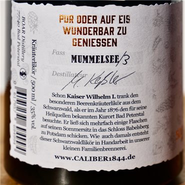 Liqueur - Boar Caliber 1844 Schwarzwaldkräuter / 50cl / 35%