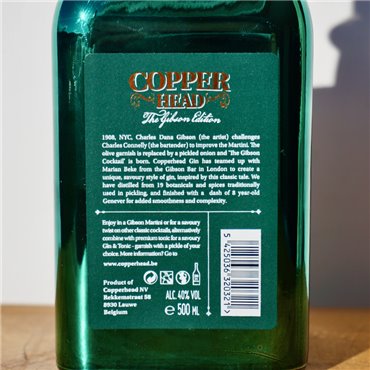 Gin - Copperhead The Gibson Edition / 50cl / 42%