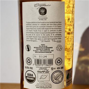 Tequila - 123 Tres Anejo / 70cl / 40%