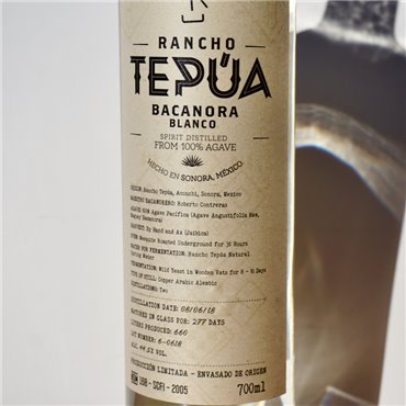 Bacanora - Rancho Tepua Blanco / 70cl / 44.5%