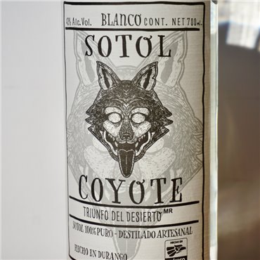 Sotol - Coyote Triunfo Del Desierto Durango / 70cl / 43%