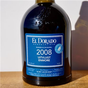 Rum - El Dorado 2008/2019 Uitvlugt Enmore / 70cl / 47.4%