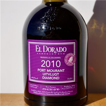 Rum - El Dorado 2010/2019 Port Mourant Uitvlugt Diamond / 70cl / 49.6%