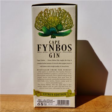 Gin - Cape Fynbos Gin Citrus Edition / 50cl / 43%
