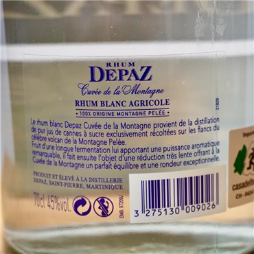 Rum - Depaz Cuvée de la Montagne / 70cl / 45%