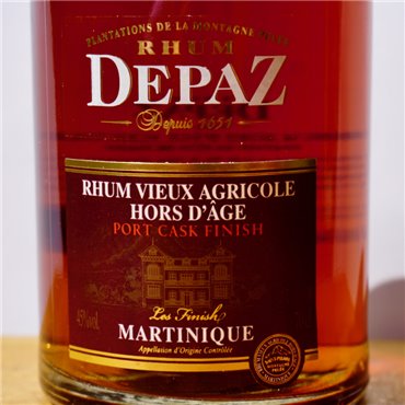 Rum - Depaz Hors D'Age Port Cask Finish / 70cl / 45%