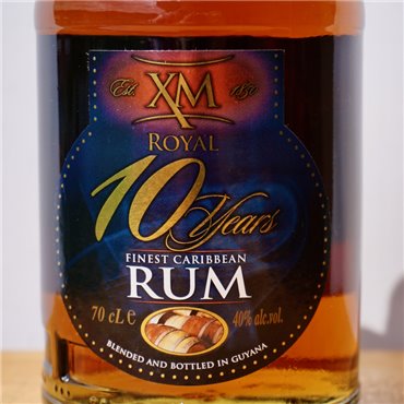 Rum - XM 10 Years Royal Demerara / 70cl / 40%
