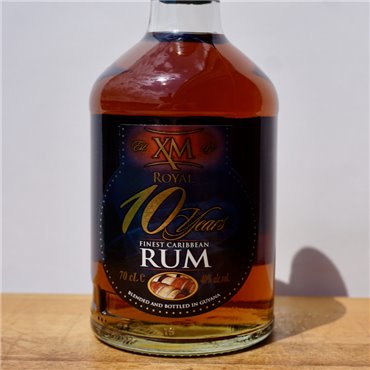 Rum - XM 10 Years Royal Demerara / 70cl / 40%