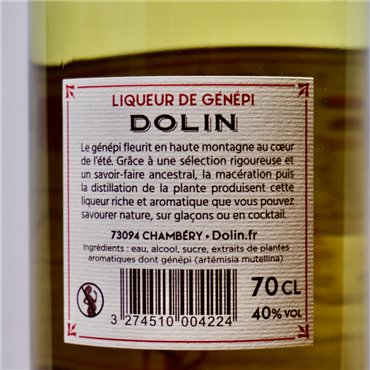 Liqueur - Dolin Genepi 1821 / 70cl / 40%