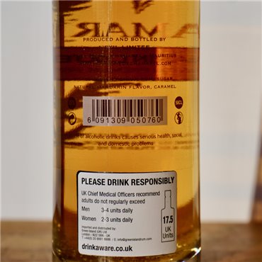 Rum - Chamarel Mandarin Rum-Liqueur / 50cl / 35%