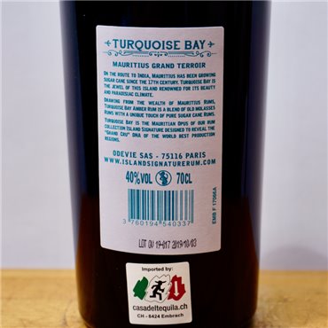 Rum - Island Signature Collection Turquoise Bay Amber / 70cl / 40%