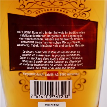 Rum - Le Chat Premium Rum / 70cl / 40%