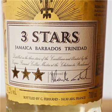 Rum - Plantation 3 Stars White / 70cl / 41.2% Rum 35,00 CHF