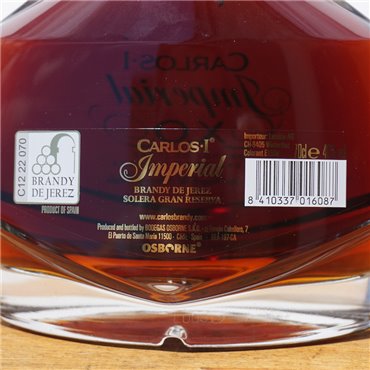 Brandy - Carlos I Imperial XO / 70cl / 40%