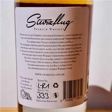 Whisk(e)y - Sturzflug Premium Whisky / 50cl / 44%