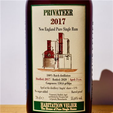 Rum - Habitation Velier Privatter 2017 / 70cl / 55.6%