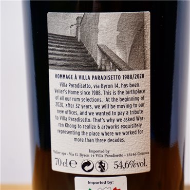 Rum - Velier Villa Paradisetto Chamarel 2013 / 70cl / 54.5%