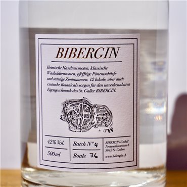 Gin - Sankt Galler Bibergin / 50cl / 42%