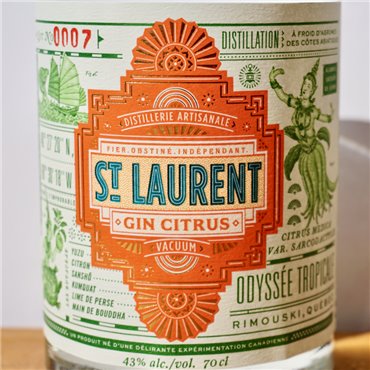 Gin - St. Laurent Citrus / 70cl / 43%