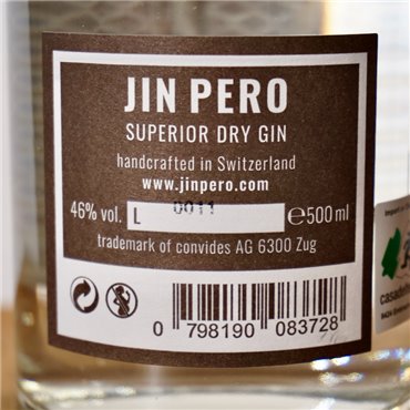 Gin - Jinpero Superior Dry Gin / 50cl / 46%
