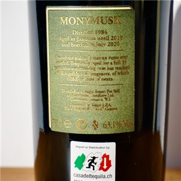 Rum - Velier Monymusk MMW 1984 35 Years Sapiens / 70cl / 63.1%