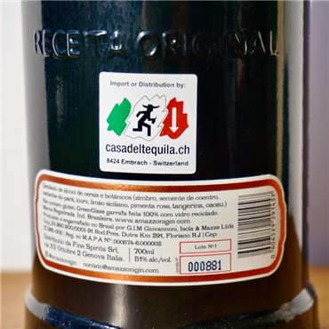 Gin - Amazzoni Rio Negro / 70cl / 51%