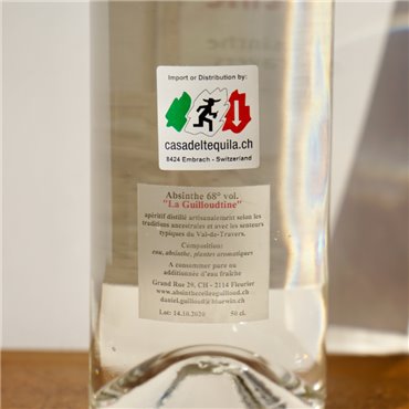 Absinthe - Absintherie La Goulloudtine Platine / 50cl /  68%