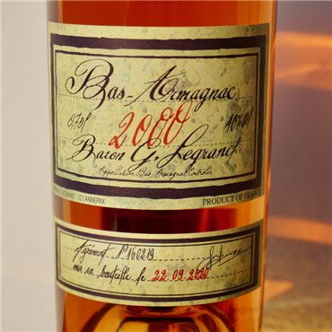 Armagnac - Baron Gaston Legrand 2000 / 70cl / 40%