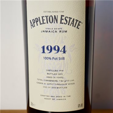 Rum - Appleton Estate 1994 Hearts Collection / 70cl / 60%