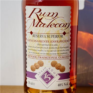 Rum - Malecon 15 Years / 70cl / 40%