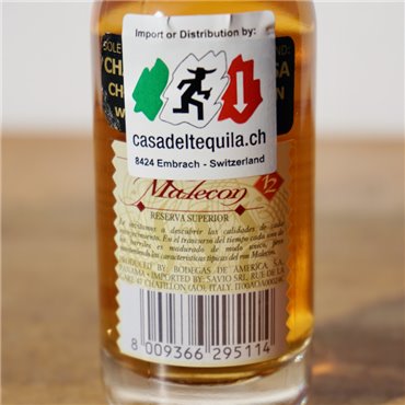 Rum - Malecon 12 Years Miniatur / 5cl / 40%