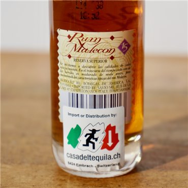 Rum - Malecon 15 Years Miniatur / 5cl / 40%