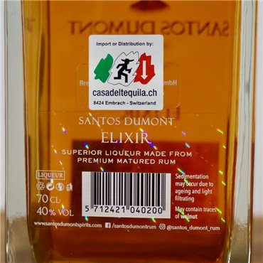 Rum - Santos Dumont XO Elixir / 70cl / 40%