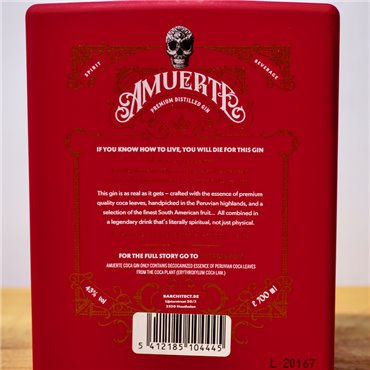 Gin - Amuerte Coca Leaf Gin Red Edition / 70cl / 43%