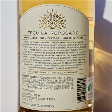 Tequila - Corazon Reposado / 75cl / 40%