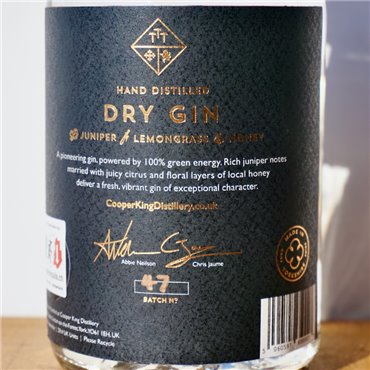 Gin - Cooper King Dry Gin / 70cl / 42%