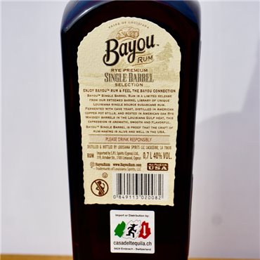 Rum - Bayou Special Release Single Barrel Rum Batch No. 1  / 70cl / 40%