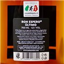 Rum - Espero Ultimo / 70cl / 42%
