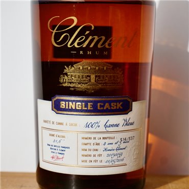 Rum - Clement Single Cask Canne Bleue / 50cl / 41.6%