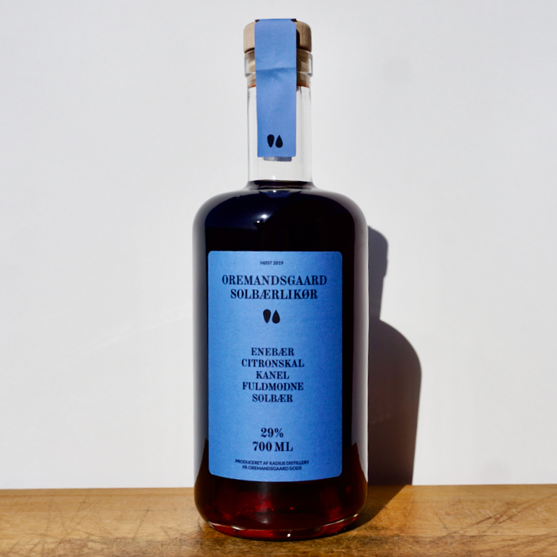 Gin - Oremandsgaard Solbaer Blackcurrant Sloe Gin Liqueur / 70cl / 29%