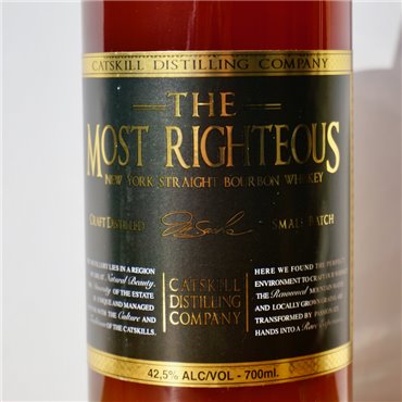 Whisk(e)y - Catskill Most Righteous Bourbon / 70cl / 42.5%